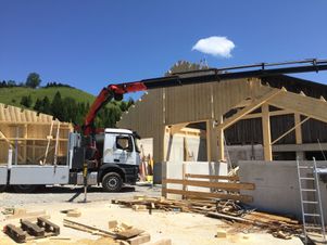 Wirtschaftsgebäude aus Holz