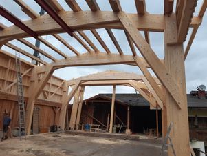 Wirtschaftsgebäude aus Holz